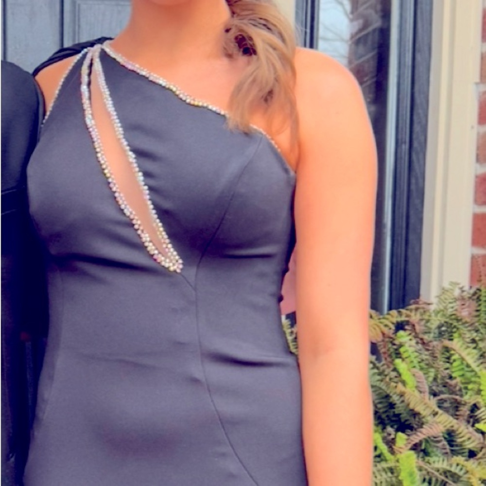 Black dress formal Sherri Hill. Worn twice